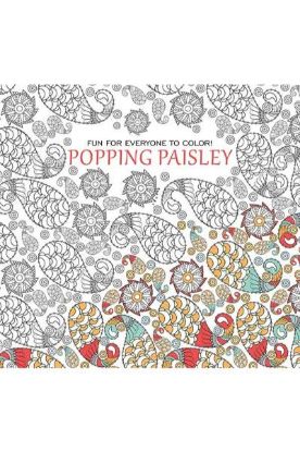 Picture of Leisure Arts Popping Paisley Adult Coloring Book 1 Pc