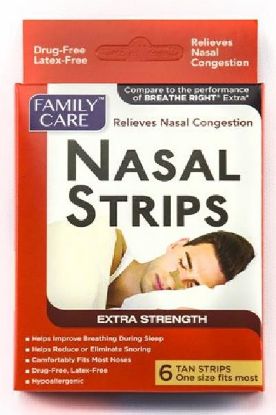 Picture of Family Care Nasal Strips 6 Pk