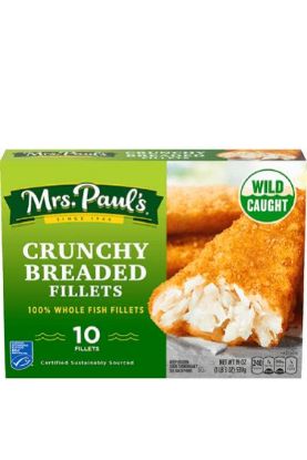 Picture of Mrs Paul/'s Crunchy Breaded Fillets 10 Fillets