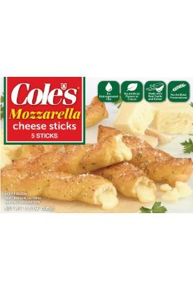 Picture of Coles Mozzarella Cheese Sticks 5 Sticks