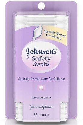 Picture of Johnson/'s Safety Swabs 55 Ct