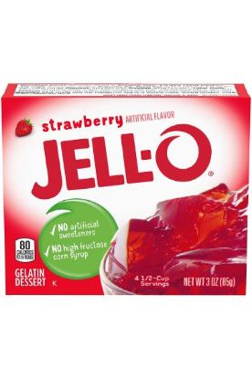 Picture of Jell - O Strawberry Flavor 3 Oz