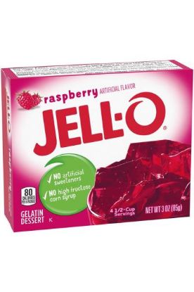 Picture of Kraft Jell- O Raspberry Flavor 3 Oz