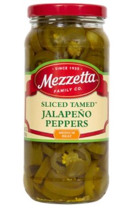 Picture of Mezzetta Sliced Tametd Jalapeno Peppers 16 Oz