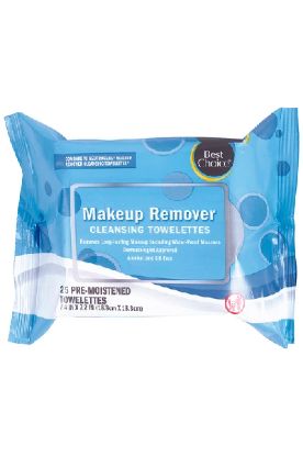 Picture of Best Choice Makeup Remover Cleansing Towelettes 25 Ct