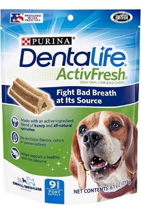 Picture of Purina Dentalife Activfresh Dog Chews 9 Cases