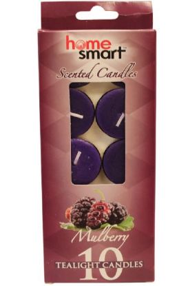 Picture of Home Smart Mulberry Scented Candles 10 Pc