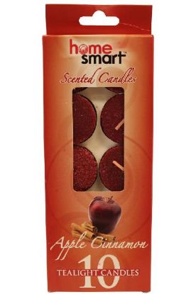 Picture of Home Select Apple Cinnamon Candles 10 Ct