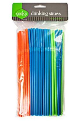 Picture of Cooks Kitchen Drinking Straws 150 Ct