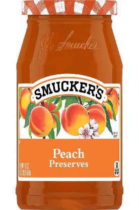 Picture of Smuckers Peach Preserves 18 Oz