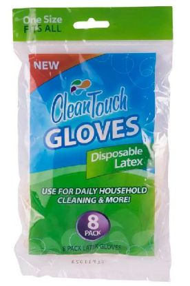 Picture of Clean Touch Disposable Latex 4 Pk