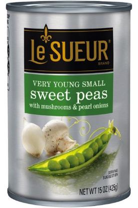 Picture of Le Sueur Sweet Peas With Mushroom 15 Oz