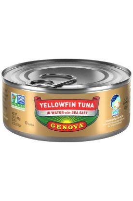 Picture of Genova Yellowfin Tuna In Water With Sea Salt 5 Oz