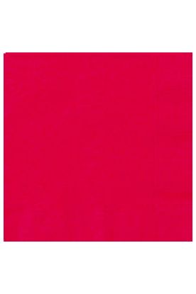 Picture of Unique Red Beverage Napkins 2 Ply 20 Pc