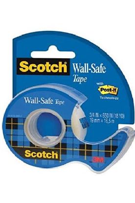 Picture of Scotch Wall Safe Tape 3 Mm