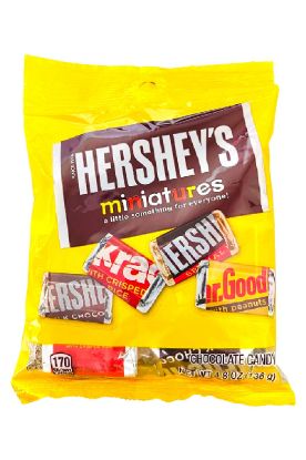 Picture of Hershey/'s Miniatures Peg Bag (136g) 4.8 Oz