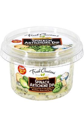 Picture of Fresh Creations Spinach Artichoke Dip 10 Oz