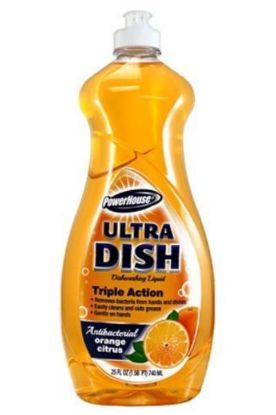 Picture of Power House Ultra Triple Action Lemon Dish Wash Liquid 25 Oz