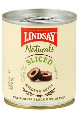 Picture of Lindsay Sliced Nutty Olives 3.80 Oz