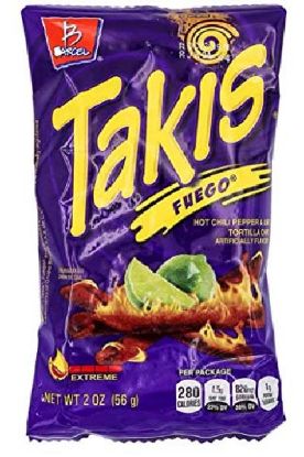 Picture of Takis Fuego Hot Chili Pepper & Lime 2 Oz