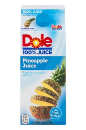 Picture of Dole Pineapple Juice Carton 59 Oz
