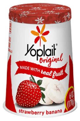 Picture of Yoplait Strawberry Banana Yogurt 6 Oz