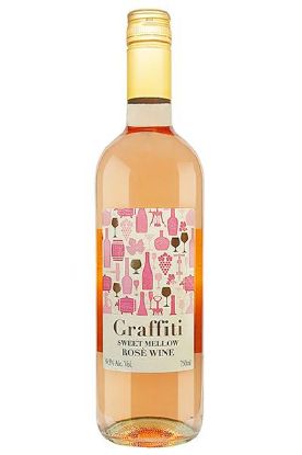 Picture of Graffiti Sweet Mellow Rose Wine 750 Ml