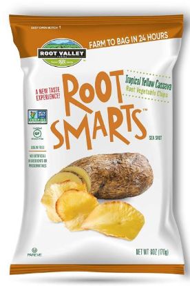 Picture of Root Valley Tropical Yellow Cassava Chips 1 Oz