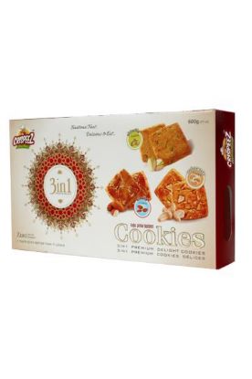 Picture of Crispeez Kaju Pista Badam Cookies 600 Grams