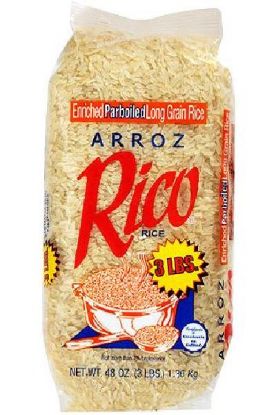 Picture of Arroz Rico Enriched Parboiled Long Grain Rice 3 Lbs