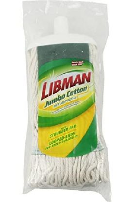 Picture of Libman Jumbo Cotton Wet Mop Refill 1 Pc