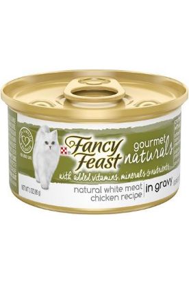 Picture of Fancy Feast Gourmet Naturals White Meat Chicken Recipe 3 Oz