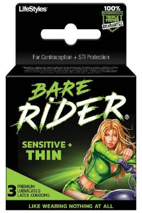 Picture of Bare Rider Sensitive Thin Condom 1 Pcs
