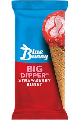 Picture of Blue Bunny Big Dipper Strawberry Burst 4 Oz
