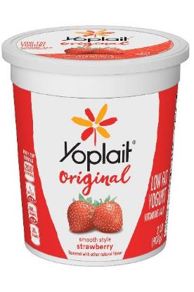 Picture of Yoplait Original Low Fat Strawberry Yogurt 32 Oz