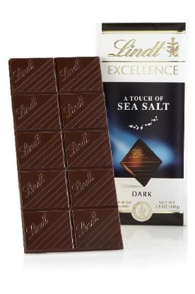 Picture of Lindt Dark Chocolate With Sea Salt 3.50 Oz