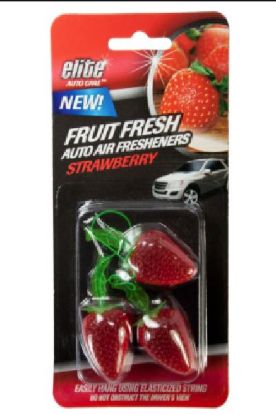 Picture of Elite Strawberry Shape Fresheners 1 Pack