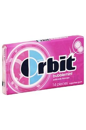 Picture of Orbit Bubblemint Gum 14 Pcs