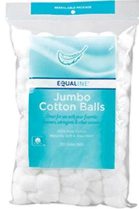 Picture of Equaline Super Jumbo Cotton Balls 70 Ct