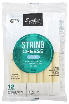 Picture of Essential Everyday Low-Moisture Part-Skim Mozzarella String Cheese 10 Oz