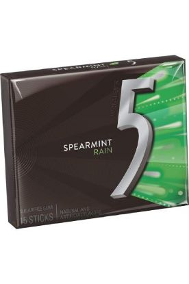 Picture of Wrigley/'s 5 Rain Spearmint 15 Sticks