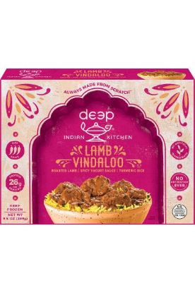 Picture of Deep Lamb Vindaloo With Rice 269 Gm