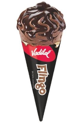Picture of Vadilal Flingo King Chocolate Ice Cream Cone 110 Ml
