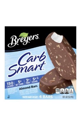 Picture of Breyers Carb Smart Almond Vanilla Bars 6 Pk