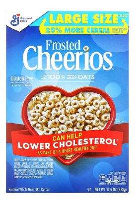 Picture of General Mills Cheerios Frosted Whole Grain Oats 13.50 Oz