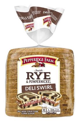 Picture of Pepperidge Farm Rye & Pumpernickel Deli Swirl 16 Oz
