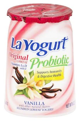 Picture of La Yogurt Probiotic Low Fat Vanilla Yogurt 6 Oz