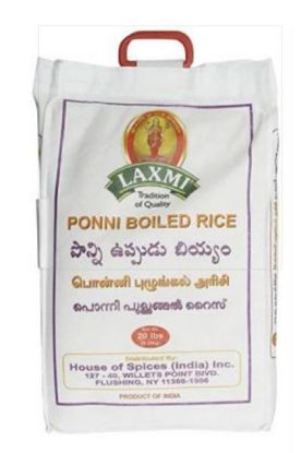 Picture of Laxmi Ponni Boiled Rice 10 Lbs