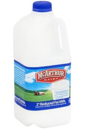 Picture of Mcarthur 2% Reduced Fat Milk 0.5 Gal
