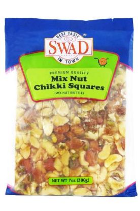 Picture of Swad Mix Nut Chikki Square 200 Grams